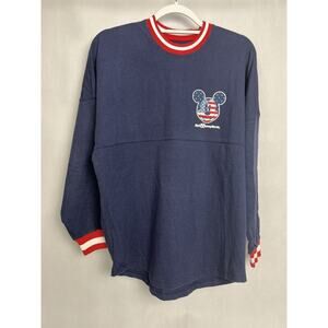 Walt Disney World Americana Spirit Jersey Red White Blue USA 4th of July Small